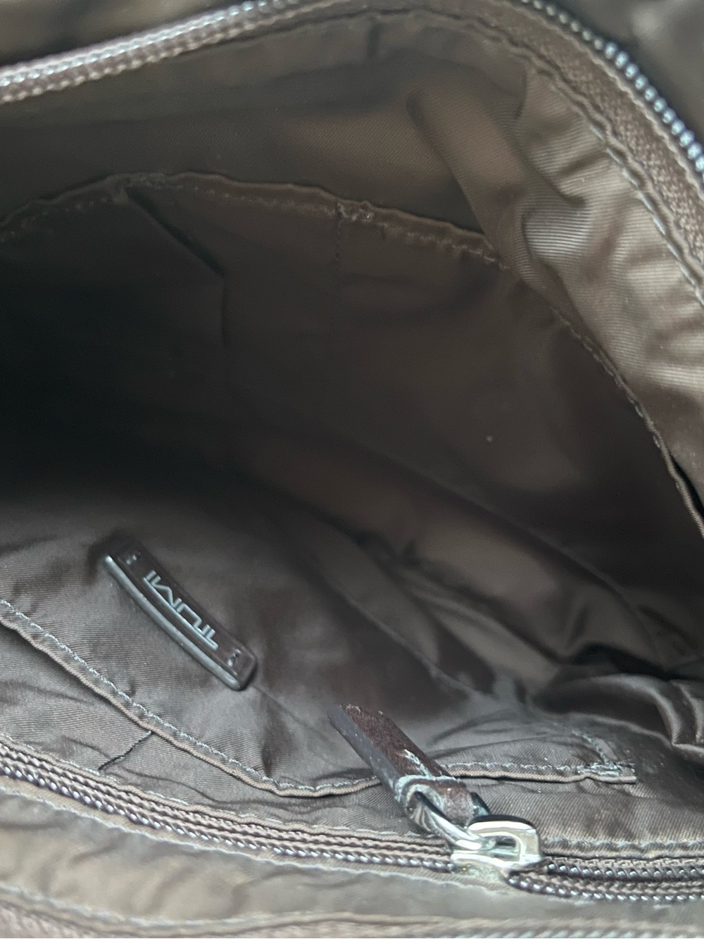 TUMI brown crossbody - Picture 6 of 9